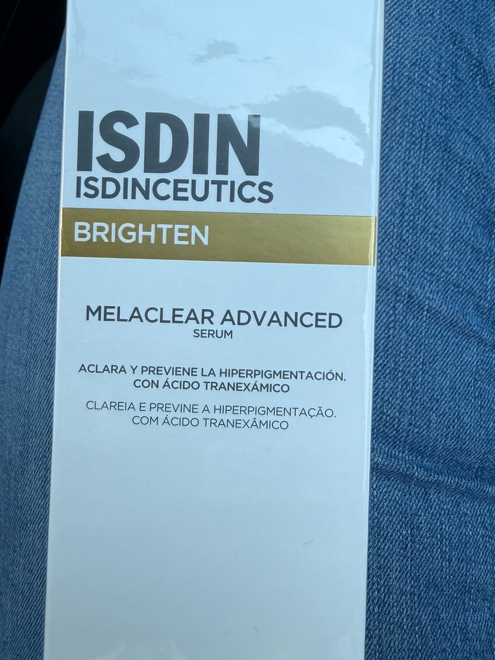 ISDIN brighten Melaclear Advanced Serum — Brighten in White new unopened